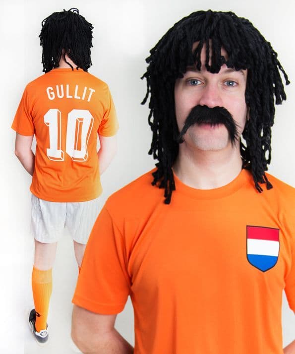 Ruud Gullit Holland Football Fancy Dress Costume