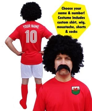 Wales Football Player Custom Fancy Dress Costume
