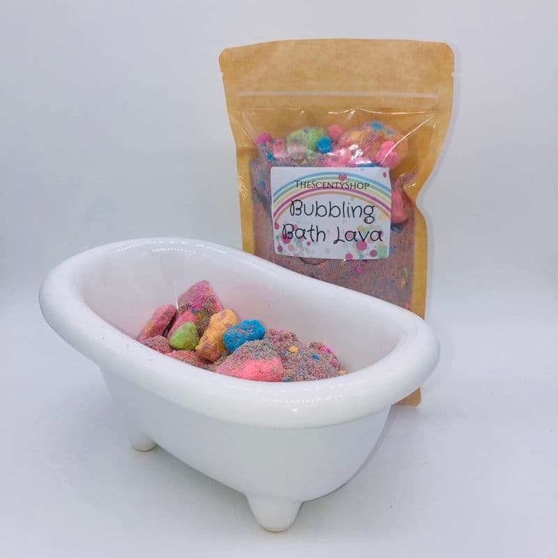 The Scenty Shop Handmade Bubblegum Scented Rainbow Bath Dust