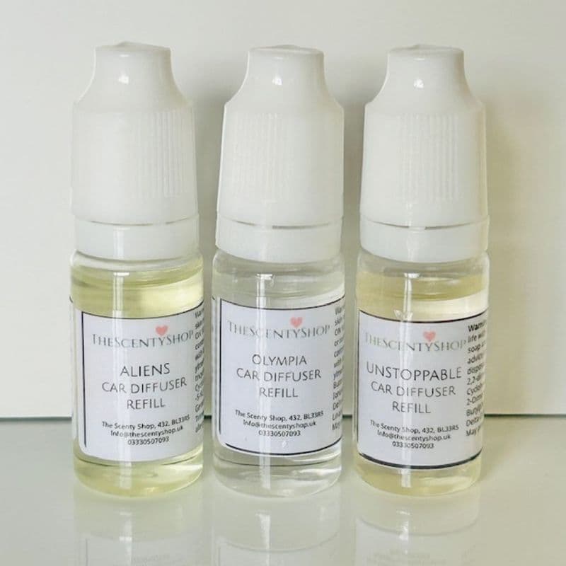 Car Air Freshener Diffuser Bottle Refills