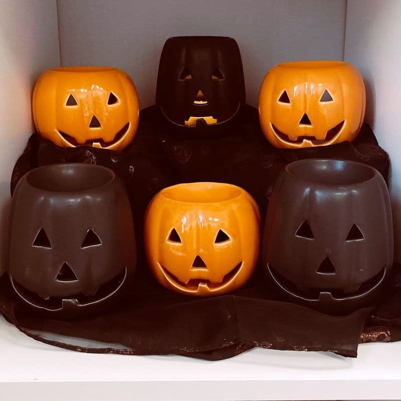 The Scenty Shop, Ceramic Halloween Pumpkin Wax Melt Candle Burner