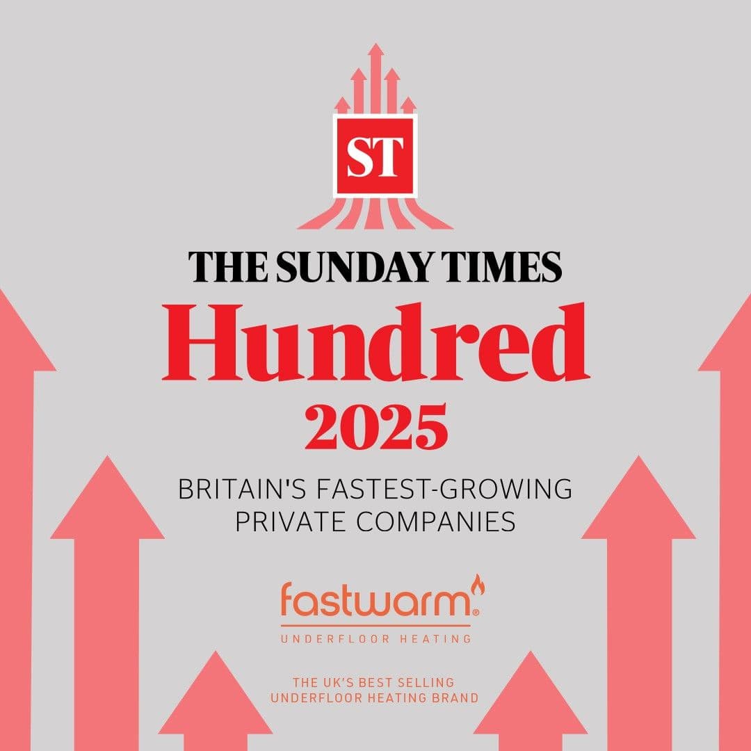 Fastwarm Ranked #29 in The Sunday Times Top 100 Britain’s Fastest-Growing Private Companies