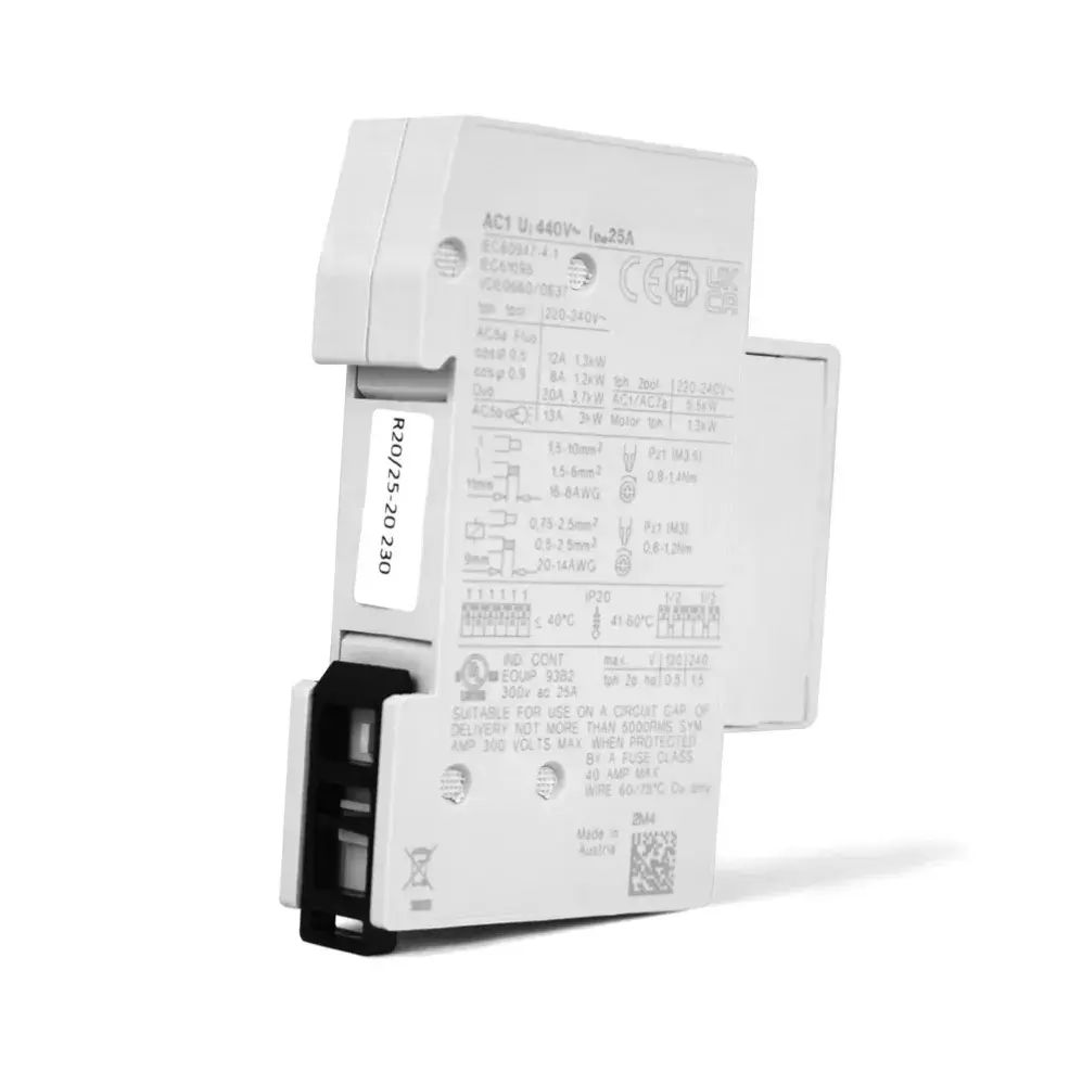 Contactor 25Amp 2Pole 230v N/O