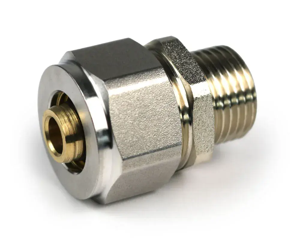 Fastwarm 16mm x 1/2 inch Male Iron Pump Connector
