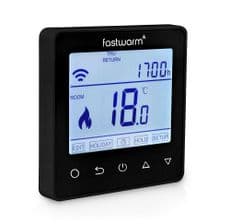 Fastwarm Smart WiFi 2.0 Thermostat - BLACK (16amp)