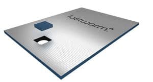 Fastwarm Wetroom Shower Tray - Standard End Drain