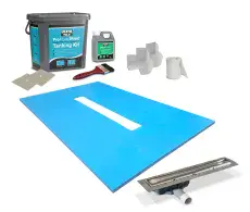 ProDeck Wetroom Shower Tray Linear Centre Drain