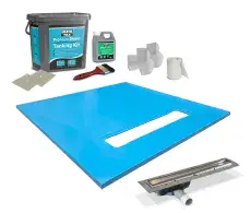 ProDeck Wetroom Shower Tray Linear End Drain