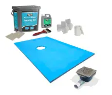 ProDeck Wetroom Shower Tray Square Side Drain