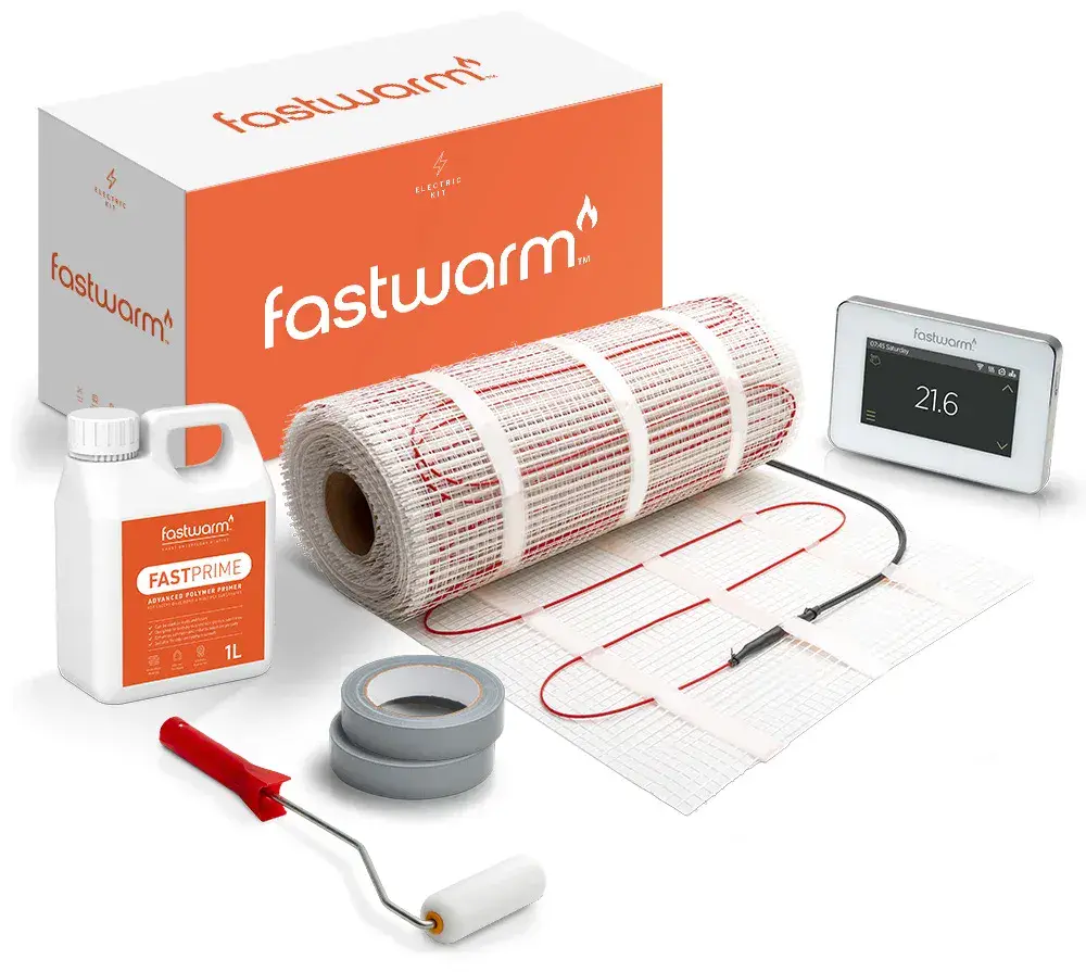 Electric Underfloor Heating Sticky Mats by Fastwarm
