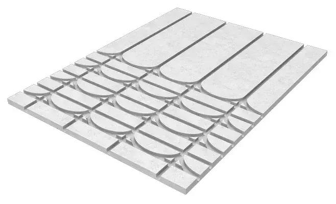 Solid Gypsum Water Underfloor Heating Insulation Boards from Fastwarm