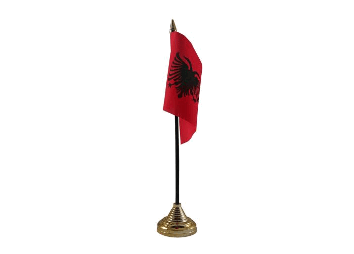 Albania Table Flag