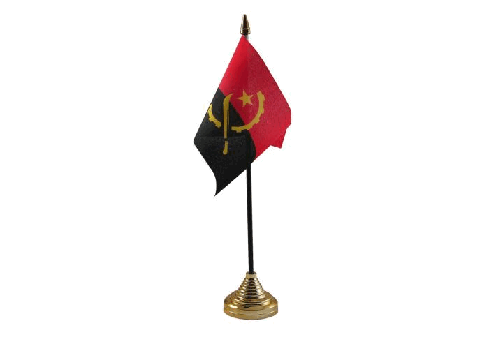 Angola Table Flag