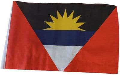 Antigua and Barbuda SLEEVED Flag - 1.5ft x 1ft