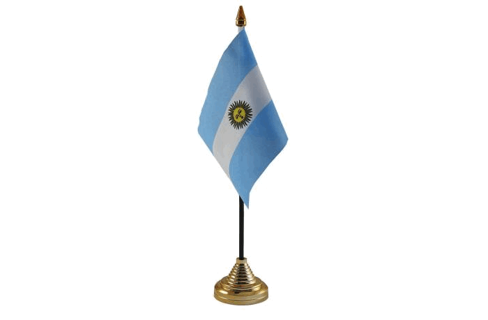 Argentina Table Flag