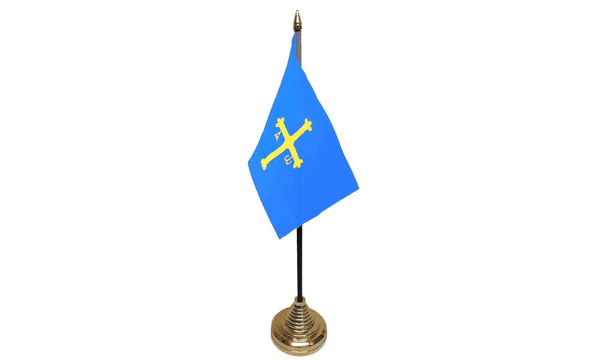 Asturias Table Flag