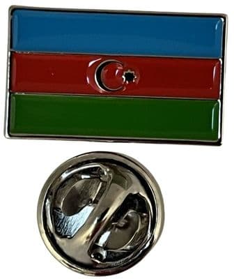 Azerbaijan Flag Pin Badge