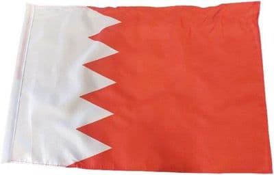 Bahrain SLEEVED Flag - 1.5ft x 1ft