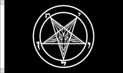 Baphomet Church of Satan Flag
