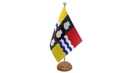 Bedfordshire Wooden Table Flag