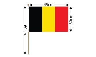 Belgium Large Hand Flag (18