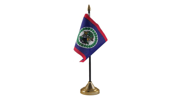 Belize Table Flag