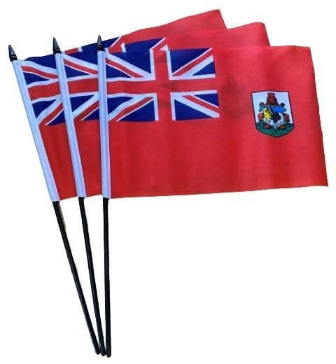 Bermuda Hand Flag - 3 Pack | flagly.co.uk | We Sell Flags