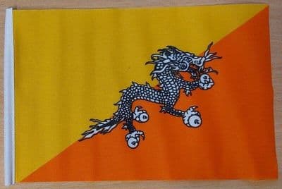 Bhutan MINI Flag - 9