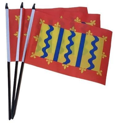 Cambridgeshire Hand Flag - 3 Pack
