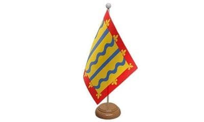 Cambridgeshire Wooden Table Flag