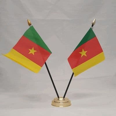 Cameroon Double Table Flag