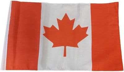 Canada SLEEVED Flag - 1.5ft x 1ft