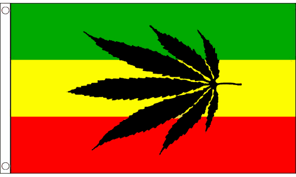 Cannabis Reggae Flag