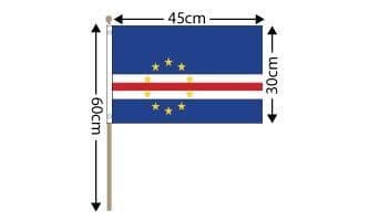 Cape Verde Large Hand Flag (18