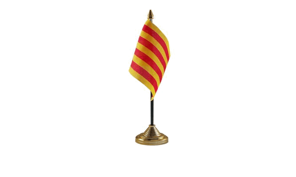 Catalonia Table Flag