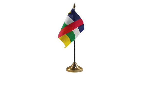 Central African Republic Table Flag