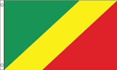 Congo Brazzaville (Republic of the Congo) Flag