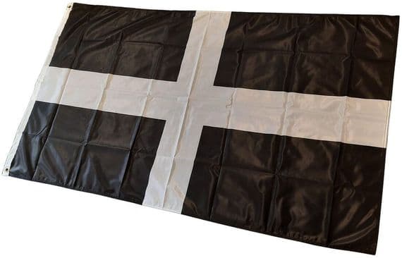 Cornwall 5x3 Knitted Polyester Heavy Flag | flagly.co.uk
