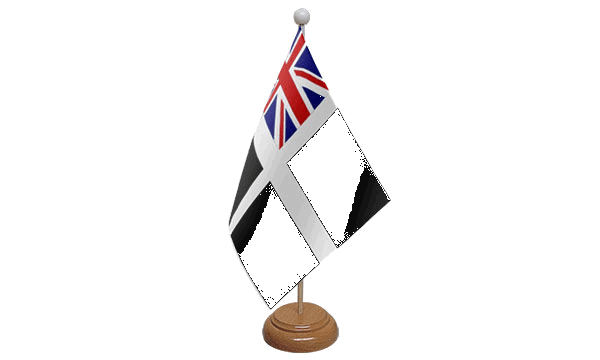 Cornwall Ensign Wooden Table Flag