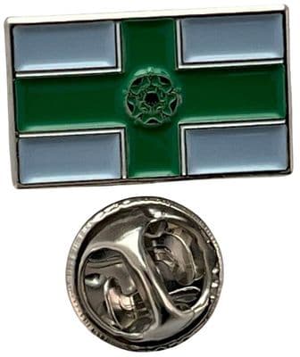 Derbyshire Flag Pin Badge