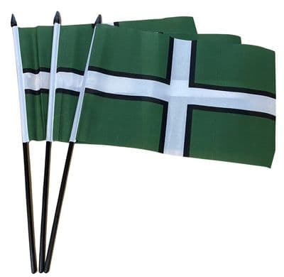Devon Hand Flag - 3 Pack