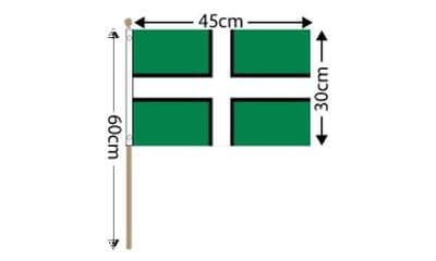 Devon Large Hand Flag (18
