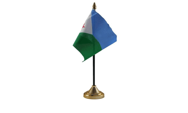 Djibouti Table Flag