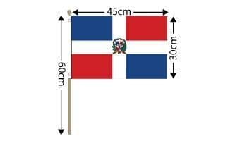 Dominican Republic Large Hand Flag (18