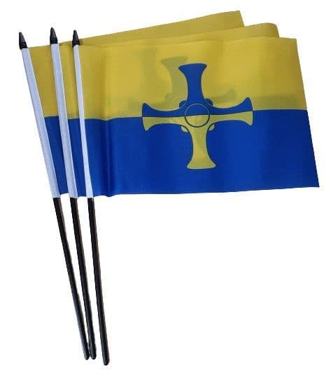 Durham Hand Flag - 3 Pack | flagly.co.uk | We Sell Flags