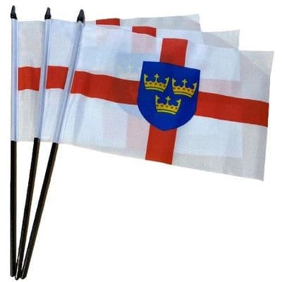 East Anglia Hand Flag - 3 Pack
