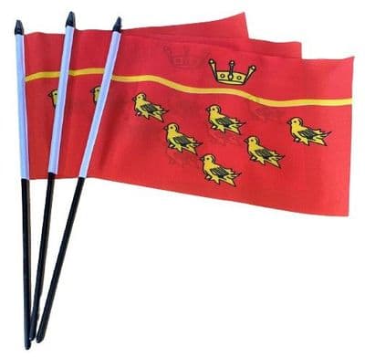 East Sussex Hand Flag - 3 Pack