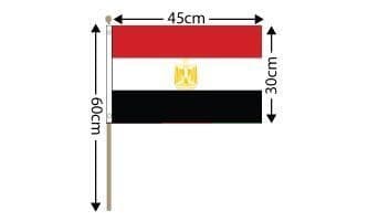 Egypt Large Hand Flag (18