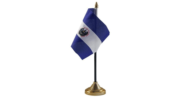El Salvador Table Flag