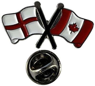 England & Canada Pin Badge